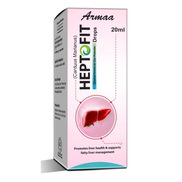 Heptofit homeopathic drops for fatty liver and liver detox
