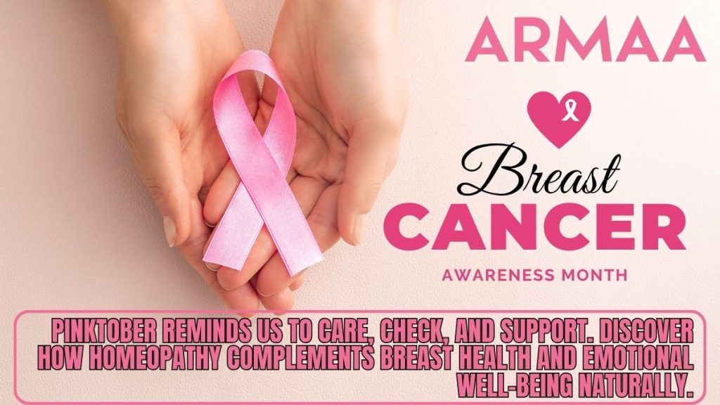 Homeopathy and breast health Pinktober support
